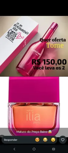 Perfumes Natura 