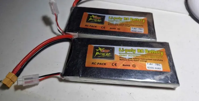 Bateria lipo 2s 5000mah 75c automodelo carrinho controle nova CADA