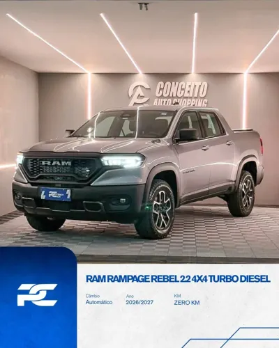 Ram Rampage Rebel 2.2 TB CD 4X4 Diesel Aut. 2027