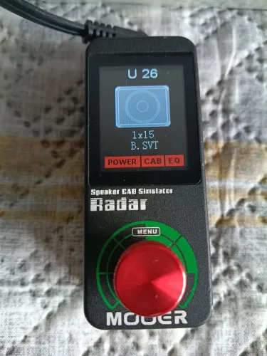 Pedal de IR Mooer Radar para guitarra e baixo
