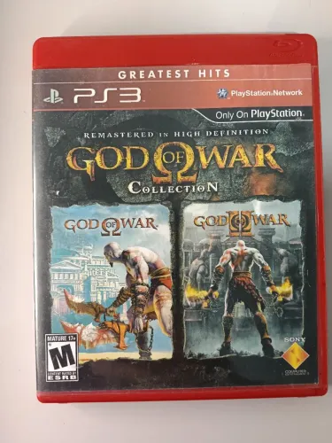 PS3 God of war collection 1 e 2 remasterizado ORIGINAL nunca jogado