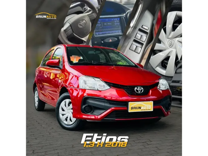 Toyota Etios X 1.3 Flex 16V 5P Mec. 2018