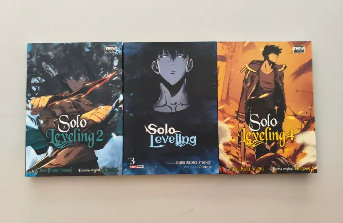 Webtoon Solo Leveling volume 2 3 e 4 em português