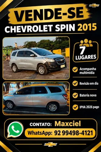 Chevrolet Spin LTZ 1.8 8V Econo.flex 5P Mec. 2015