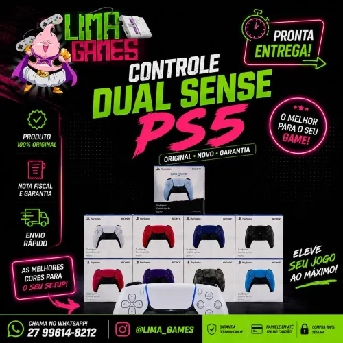 Controle Dualsense PS5 novo 