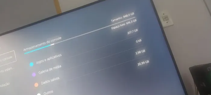 Ps5 ótimo estado único dono menos de 1 ano