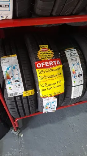 PROMOÇÃO PNEUS 185 65 14 DUNLOP