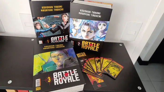 Battle Royale - 3 volumes - Manga Pipoca e Nanquim