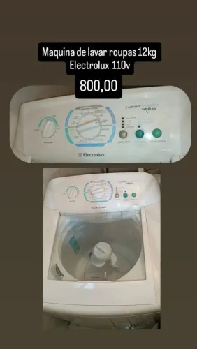Máquina de lavar Eletrolux 12kg