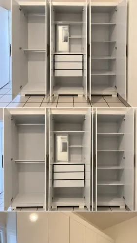 Guarda-Roupa Branco 6 Portas com 3 Gavetas | Espaçoso e Bem Conservado