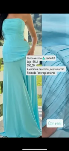 Vestido de festa impecável