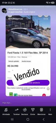 Ford Fiesta 1.5 16V Flex Mec. 5P 2014