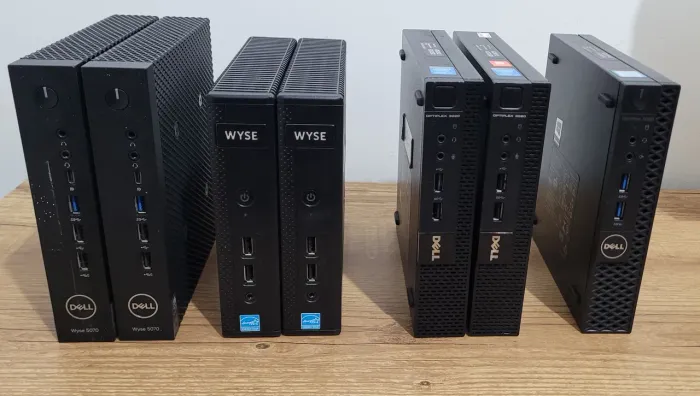 Lote 07 Mini Desktop Dell Corporativo - i5 - i3 - Celeron - SSD 120GB - 8GB RAM