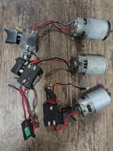 3 Motores de Parafusadeira 12 V