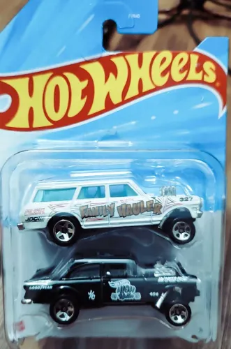 Pack2 Chevy e Chevy Nova Gasser Hot Wheels 