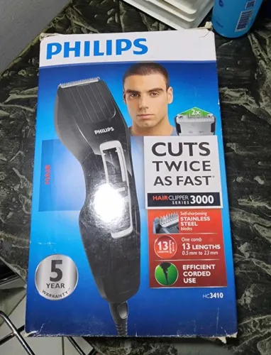 Cortador de Corta o cabelo duas vezes mais rápido Na Caixa. Novo. Completo.