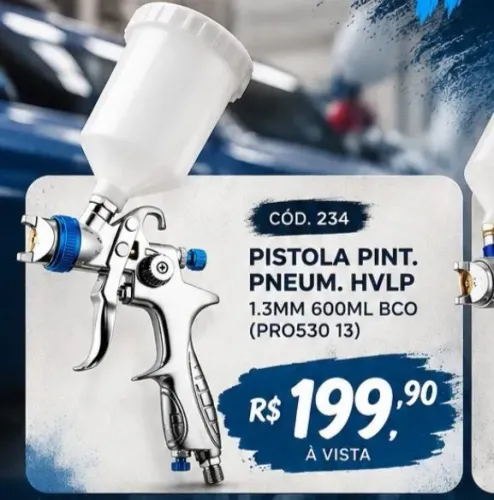 Pistola de Pintura Automotiva