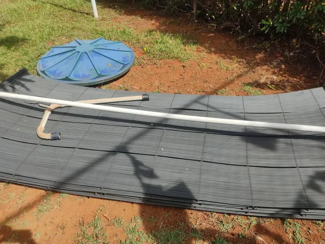 Placas solares para aquecer piscina