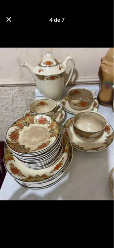 Conjunto antiguidade porcelana woods na Inglaterra peça raríssima