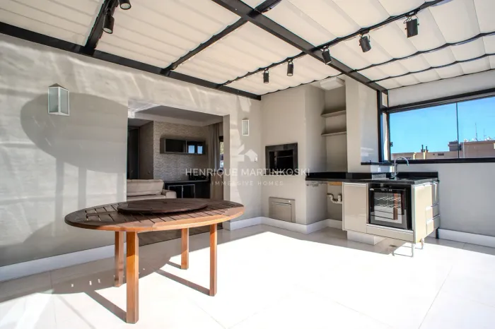 Cobertura Duplex à Venda no Ecoville com Terraço Gourmet e Vista para Bosque | Plaza Sprad