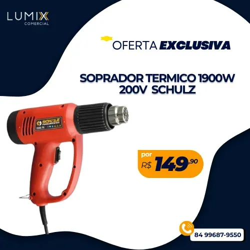 SOPRADOR TERMICO 1900W 200V SCHULZ