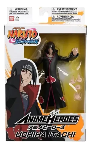 Boneco Naruto Shippuden Anime Heroes - Uchiha Itachi Bandai