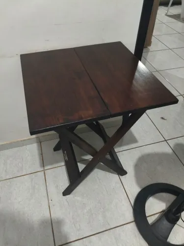Mesa madeira com Verniz Bom