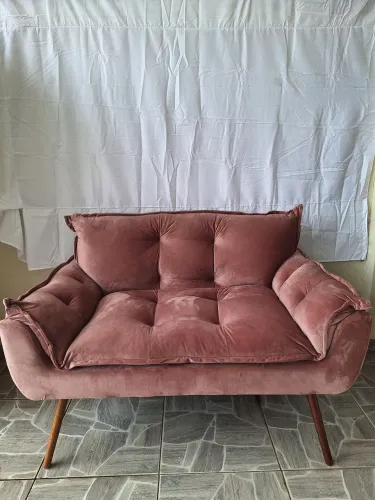 Poltrona Namoradeira Opala 2 Lugares - Conforto e Elegância Á Pronta entrega