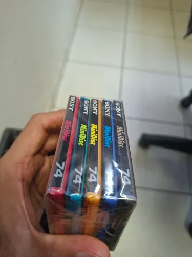 Minidisc MD 74 Sony- 5 unidades