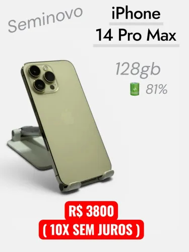 14 Pro Max 128gb - 10X sem juros