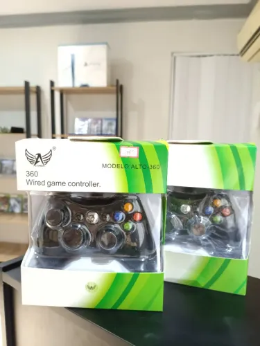 Controle Xbox 360 com fio compatível com Pc e tv