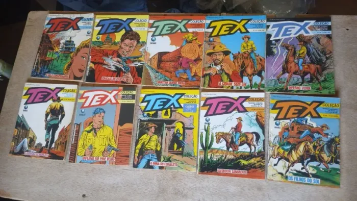 TEX COLEÇÃO N. BAIXOS - PACOTE COM 10 GIBIS - N.S  PARA ESCOLHER  30 A0 82 - RAROS  -
