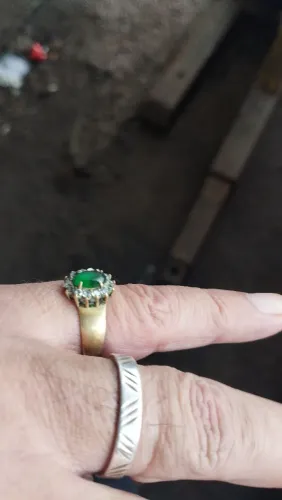 Relíquia anel de formatura prata com ouro