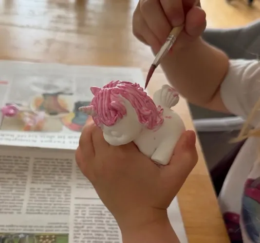 Unicórnio para Colorir em Impressão 3D