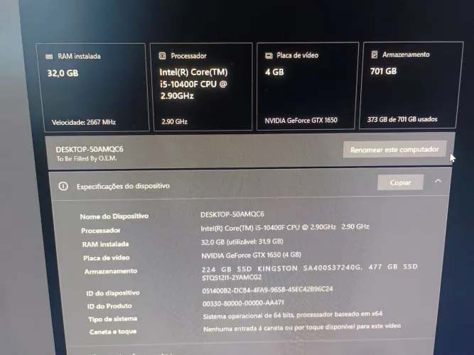 Pc gamer + Monitor