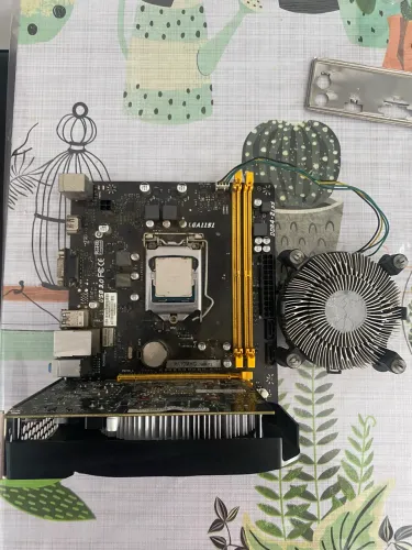 Kit I5-7400, placa mãe H110M, GTX 1050 ti