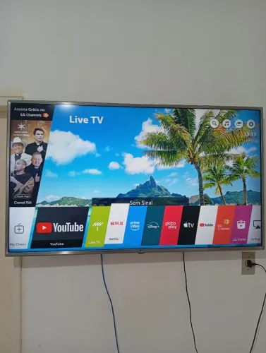 Tv LG SMART 4k 50 POLEGADAS,c/ comando de voz R$ 1,399