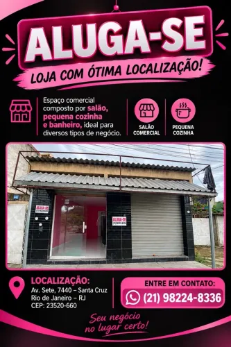 Alugo loja em nova Sepetiba