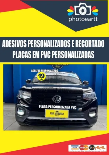 Placas de carro personalizada 