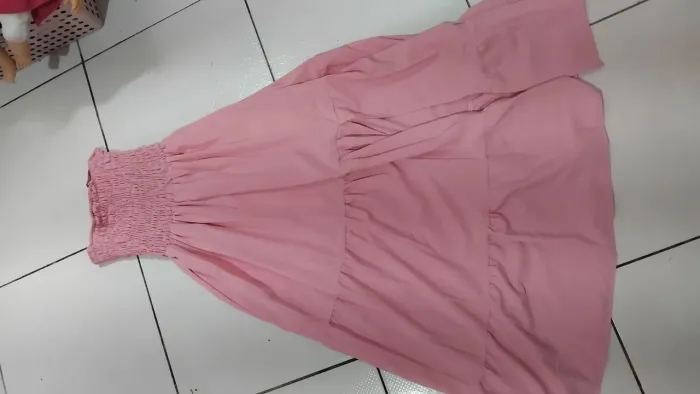 Vestido Rosa longo