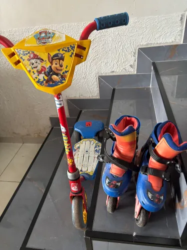Patinete e patins infantil