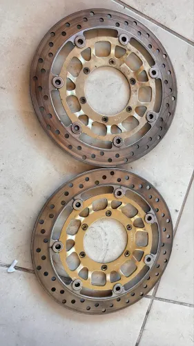 Par de disco dianteiro original Hornet 08-14