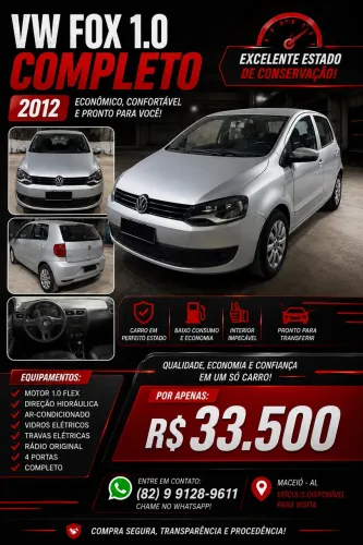 Volkswagen Fox 1.0 MI Total Flex 8V 5P 2012