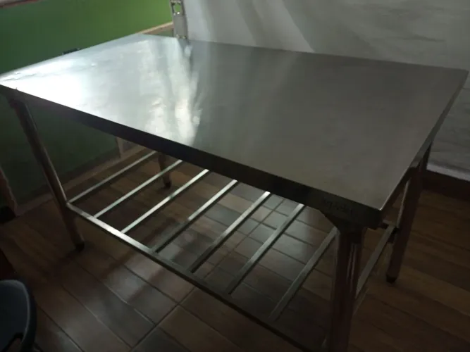 Mesa Industrial Inox 70x140