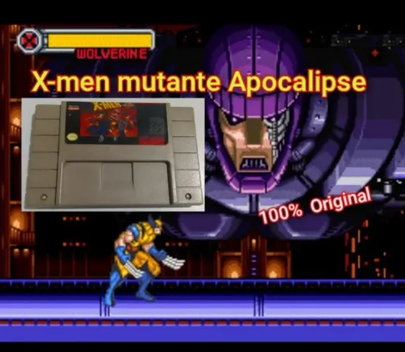 Xmen Mutante Apocalypse Super nintendo jogo