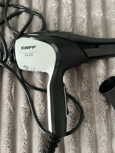 Secador de Cabelo Taiff Unique Duo Preto e Branco - Bivolt Automático