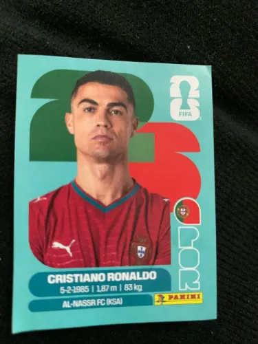 Figurinha Panini Cristiano Ronaldo