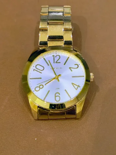 RELOGIO LINCE UNISEX DOURADO.