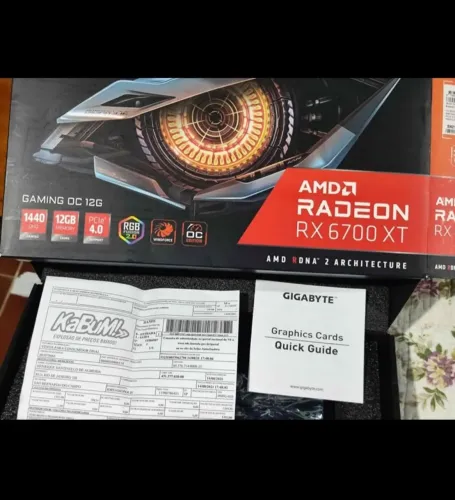 RX 6700XT 12GB * Com Nota fiscal e caixa