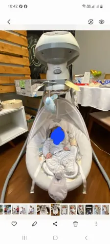 Balanco elétrico para bebê Fisher Price 